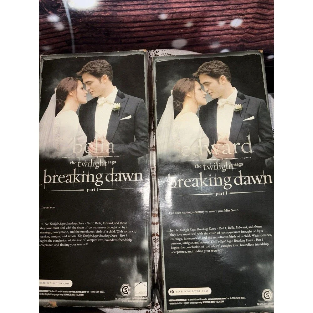 Twilight: Breaking Dawn Pt 1 Bella And Edward Wedding Barbie’s Pink Label